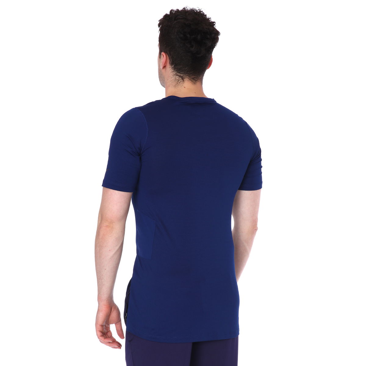 Top Fttd Utility Erkek Lacivert Antrenman Tişört AA1591-492