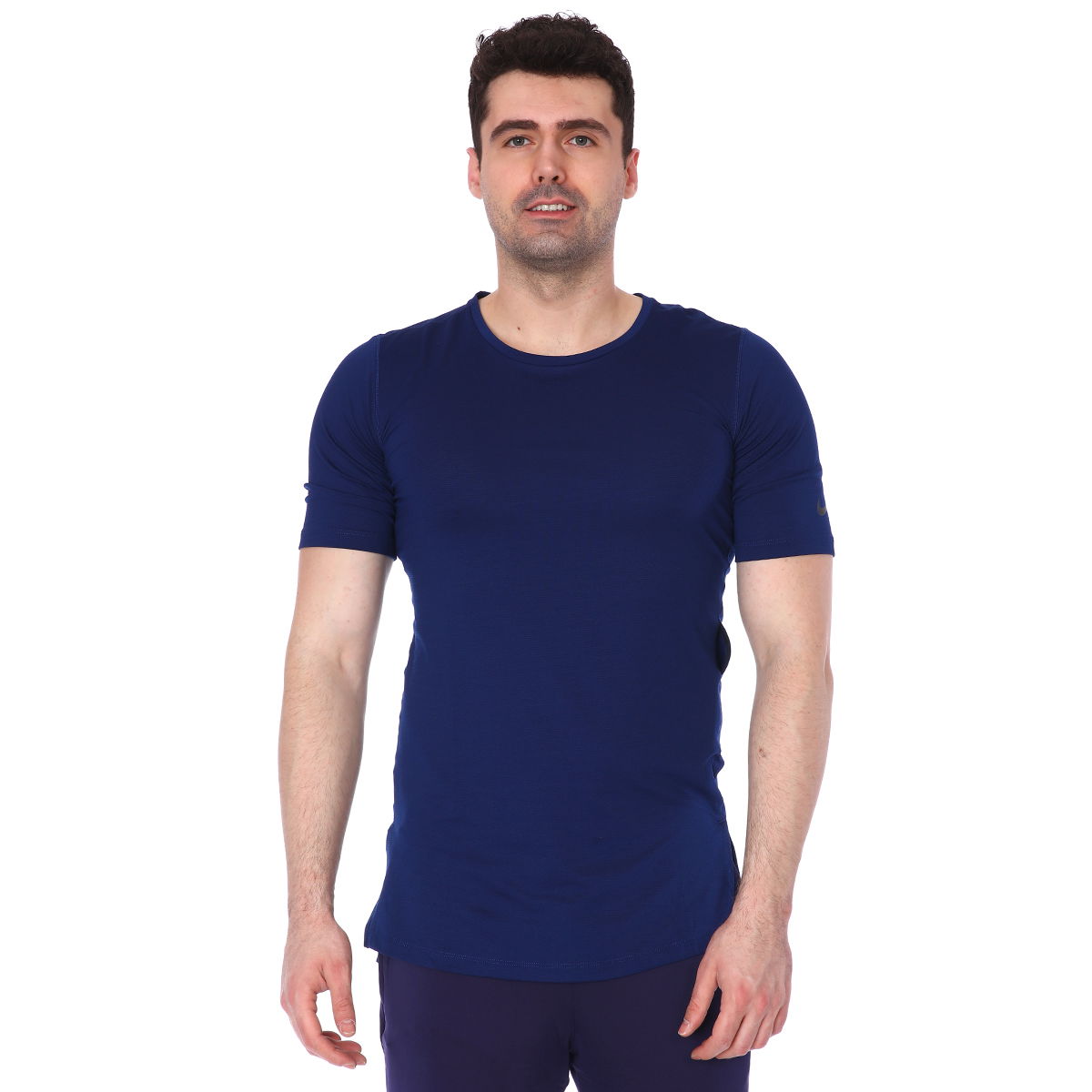 Top Fttd Utility Erkek Lacivert Antrenman Tişört AA1591-492
