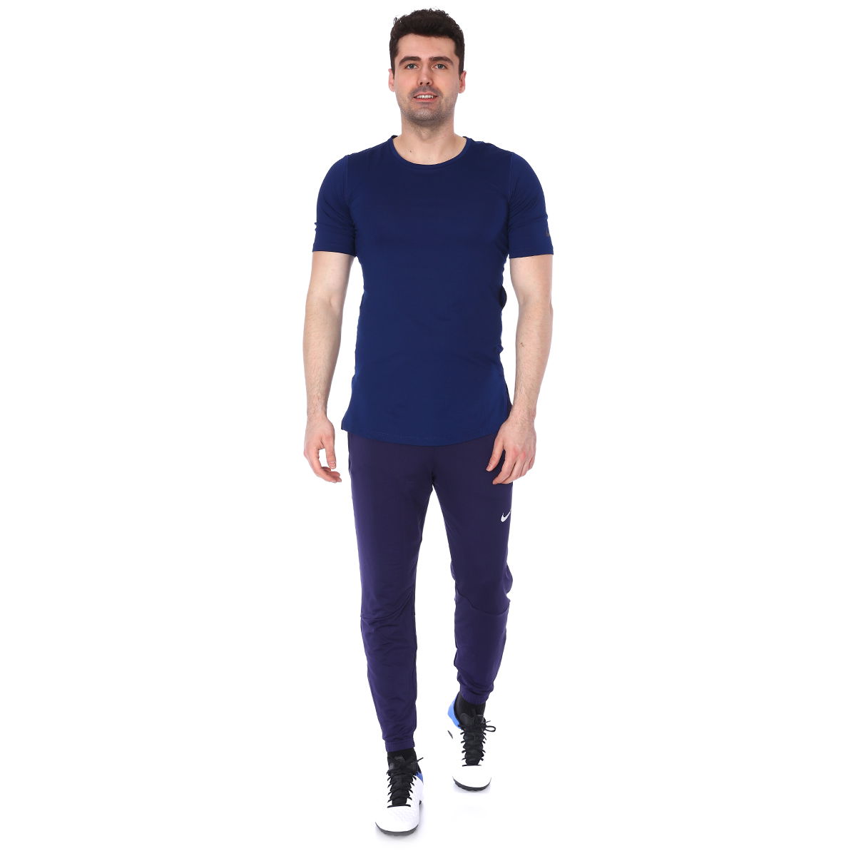 Top Fttd Utility Erkek Lacivert Antrenman Tişört AA1591-492