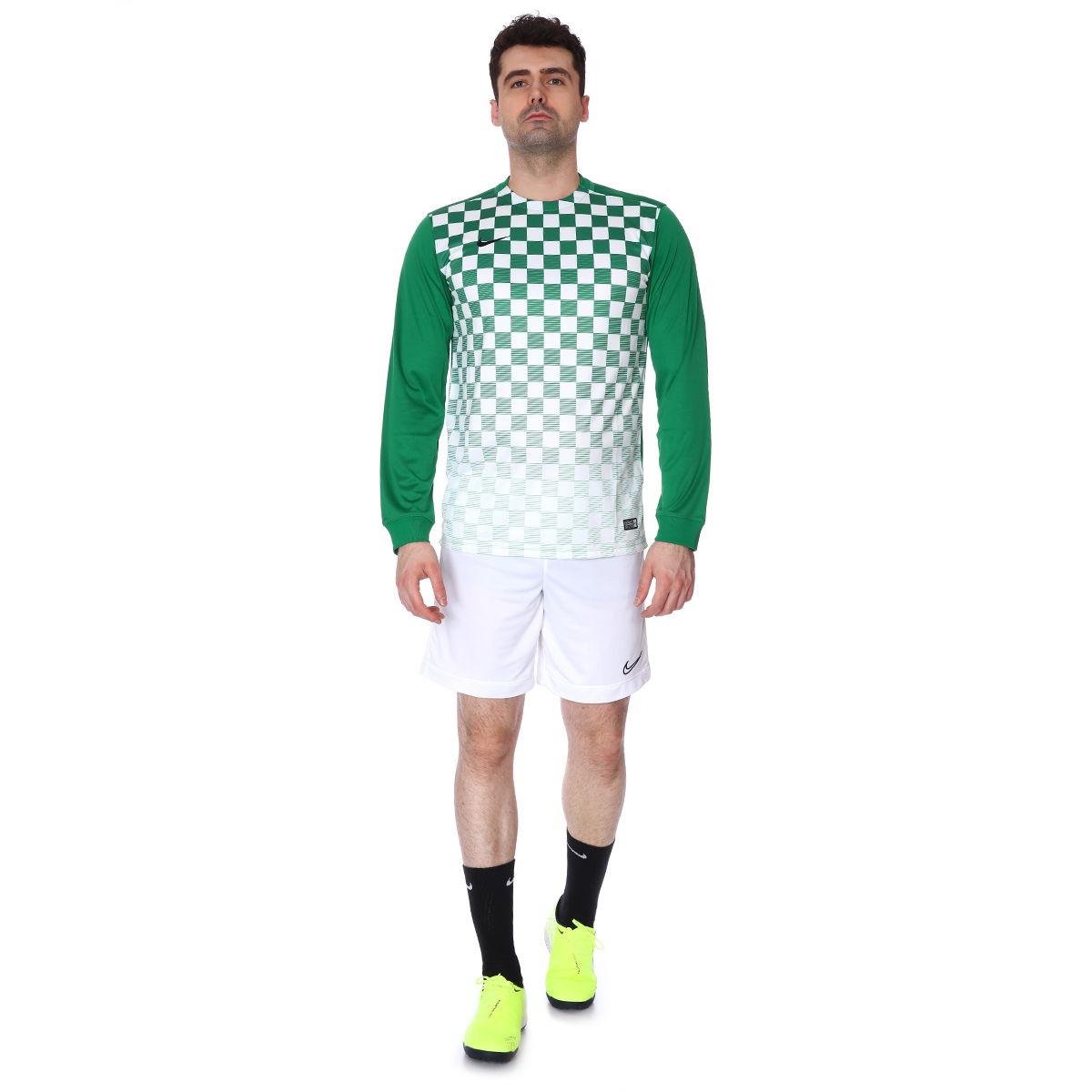 Ls Precision III Erkek Yeşil Futbol Uzun Kollu Tişört 644629-302