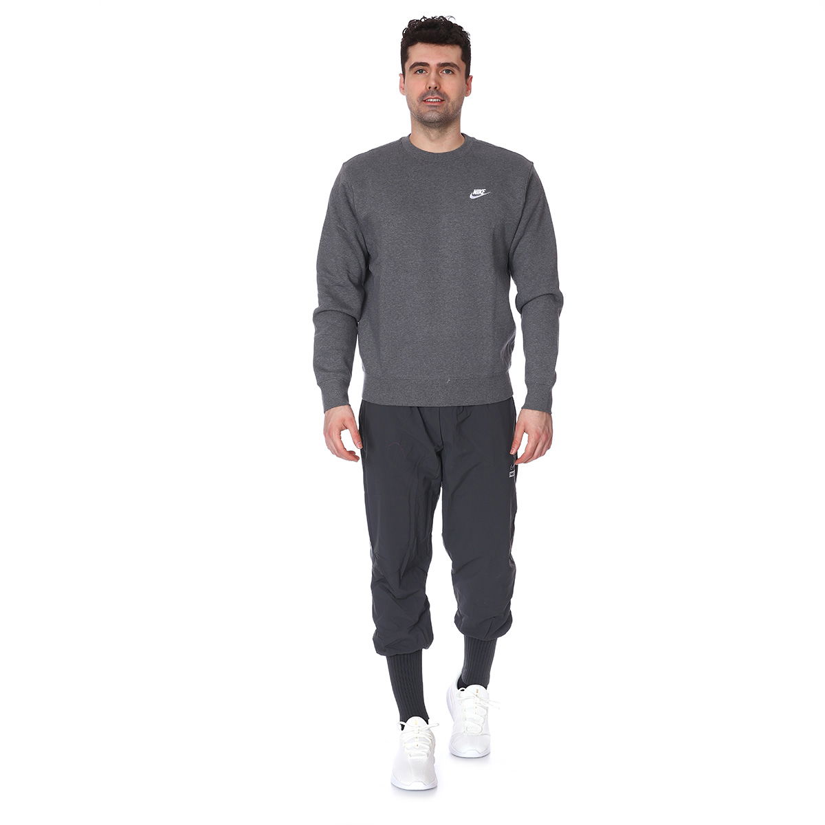 Sportswear Club Erkek Gri Günlük Stil T-Shirt BV2662-071