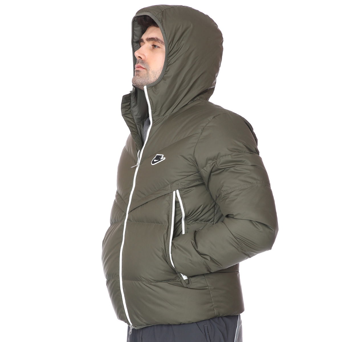 M Nsw Dwn Fil Wr Jkt Shld Erkek Yeşil Günlük Stil Mont CU4404-380