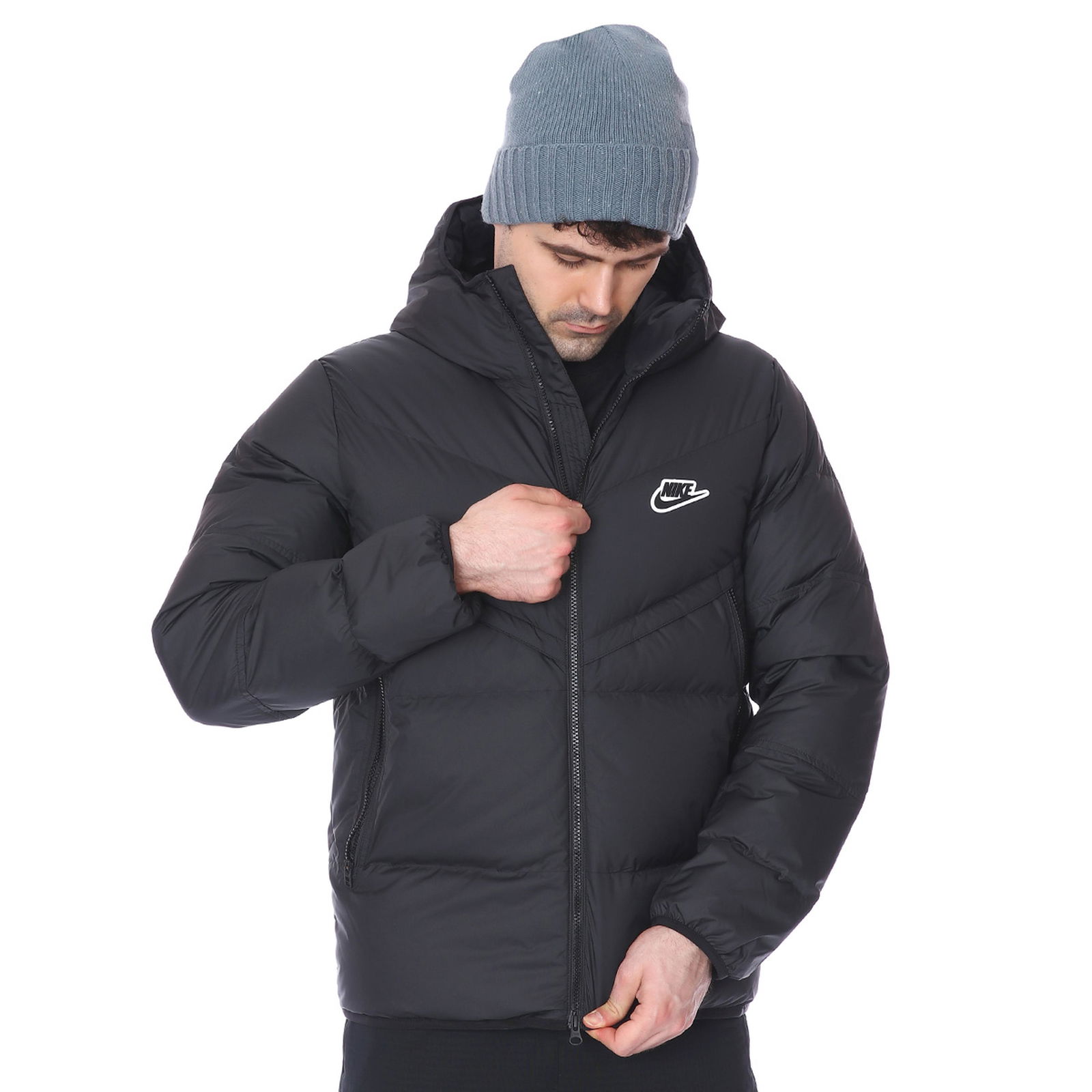 M Nsw Dwn Fil Wr Jkt Shld Erkek Siyah Günlük Mont CU4404-010