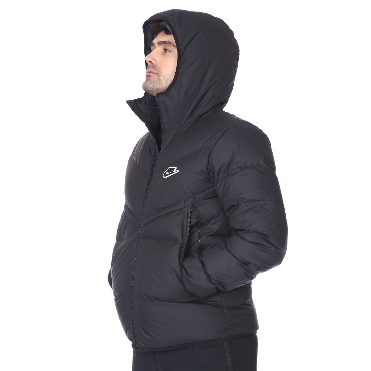 M Nsw Dwn Fil Wr Jkt Shld Erkek Siyah Günlük Mont CU4404-010
