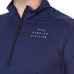 M Nk Run Dvn Elmnt Hz Gx Flsh Erkek Mavi Koşu Uzun Kollu Tişört CU7852-410