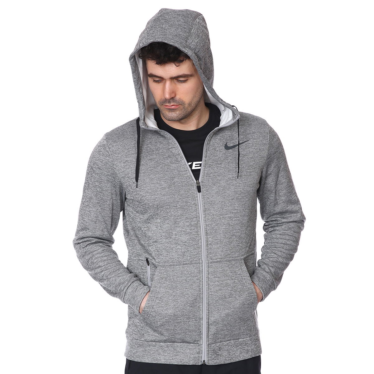 M Nk Thrma Hd Fz Erkek Siyah Günlük Stil Sweatshirt CU6231-063
