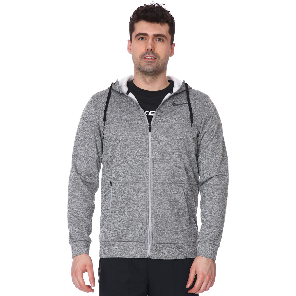 M Nk Thrma Hd Fz Erkek Siyah Günlük Stil Sweatshirt CU6231-063