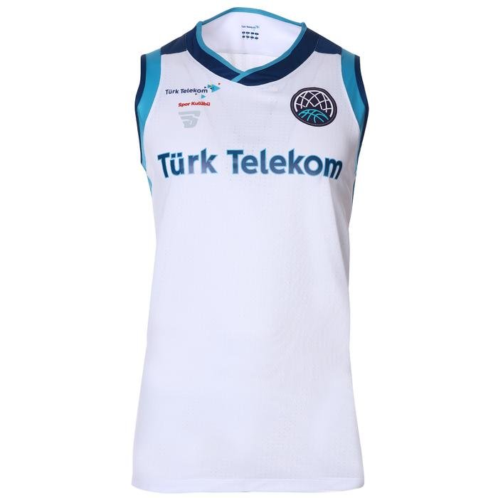 Türk Telekom Euroleague Erkek Beyaz Basketbol Forma TKU100113-BYZ-EUR 1267118