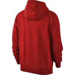 M Nsw Club Hoodie Fz Ft Erkek Kırmızı Günlük Stil Sweatshirt BV2648-657
