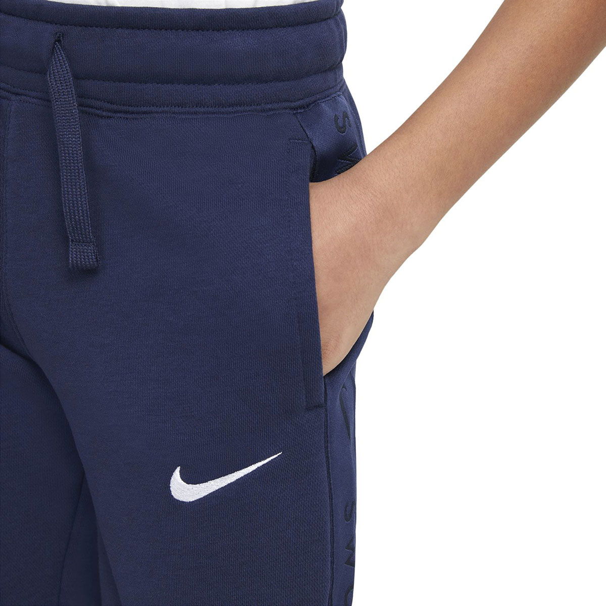 B Nsw Flc Swoosh Çocuk Mavi Günlük Stil Eşofman Altı DA0771-410