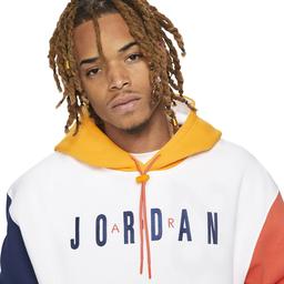 M J Jumpman Air Gfx Flc Po Erkek Beyaz Basketbol Sweatshirt CW8434-100