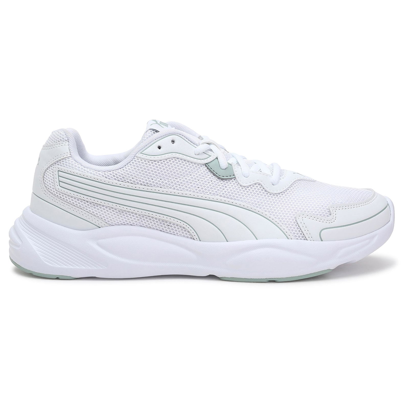 90S Runner Nu Wave Erkek Beyaz Günlük Ayakkabı 37301702