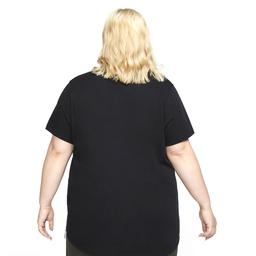 Tee Essntl Futura Plus Kadın Siyah Antrenman Tişört CJ2301-010