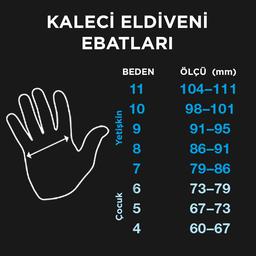 Grande Unisex Mavi Futbol Kemikli Kaleci Eldiveni SPT-KE108-SP