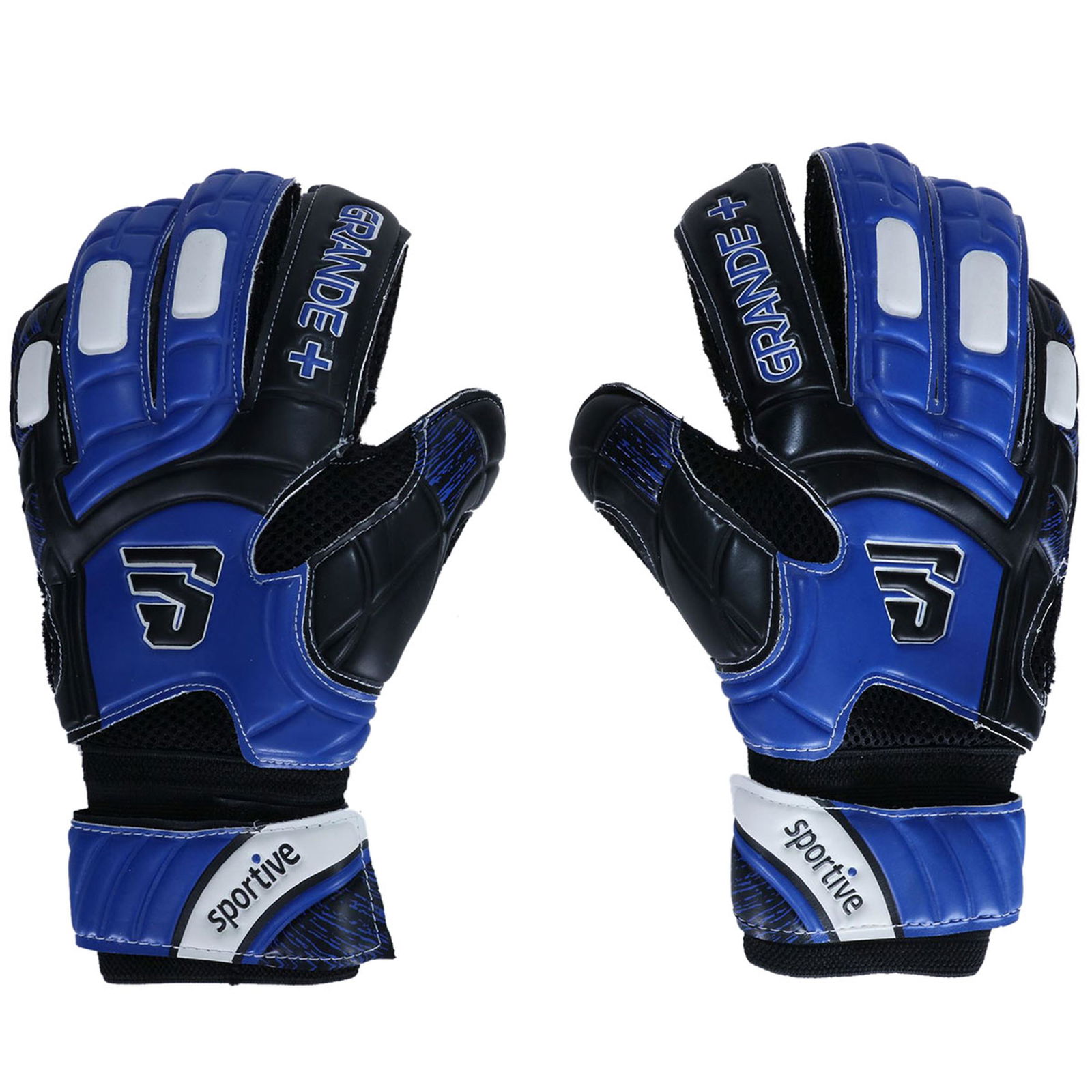 Grande Unisex Mavi Futbol Kemikli Kaleci Eldiveni SPT-KE108-SP