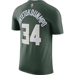 Milwaukee Bucks Earned Edition NBA Tee Es Nn Erkek Yeşil Basketbol Tişört CV8534-326