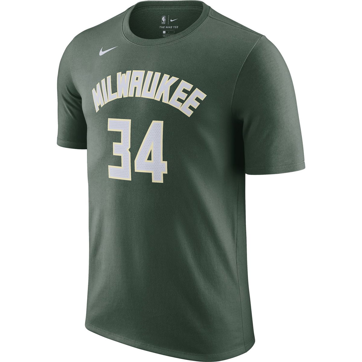 Milwaukee Bucks Earned Edition NBA Tee Es Nn Erkek Yeşil Basketbol Tişört CV8534-326