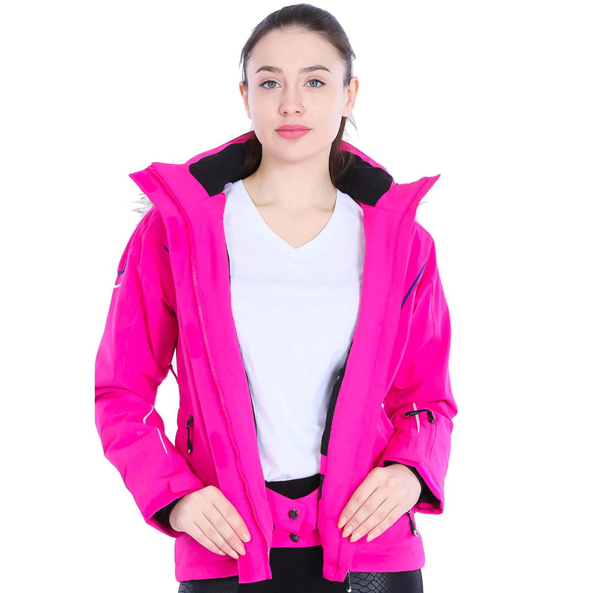 Sarah Kadın Pembe Outdoor Kayak Montu 2ASW17022009915