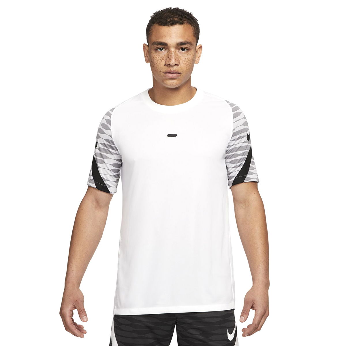 Dri-Fit Strke21 Top Ss Erkek Beyaz Futbol Tişört CW5843-100