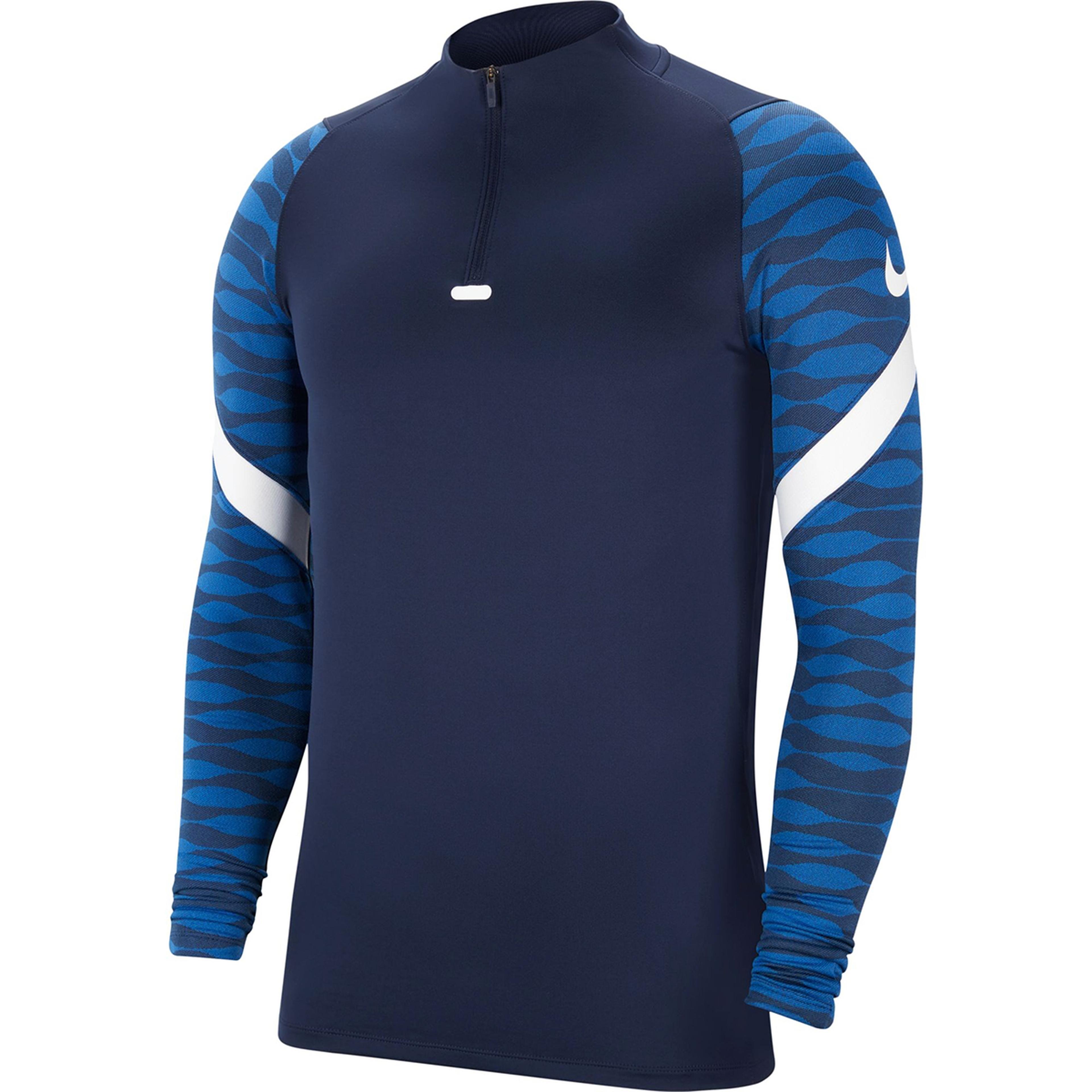 Dri-Fit Strke21 Dril Top Erkek Mavi Futbol Uzun Kollu Tişört CW5858-451