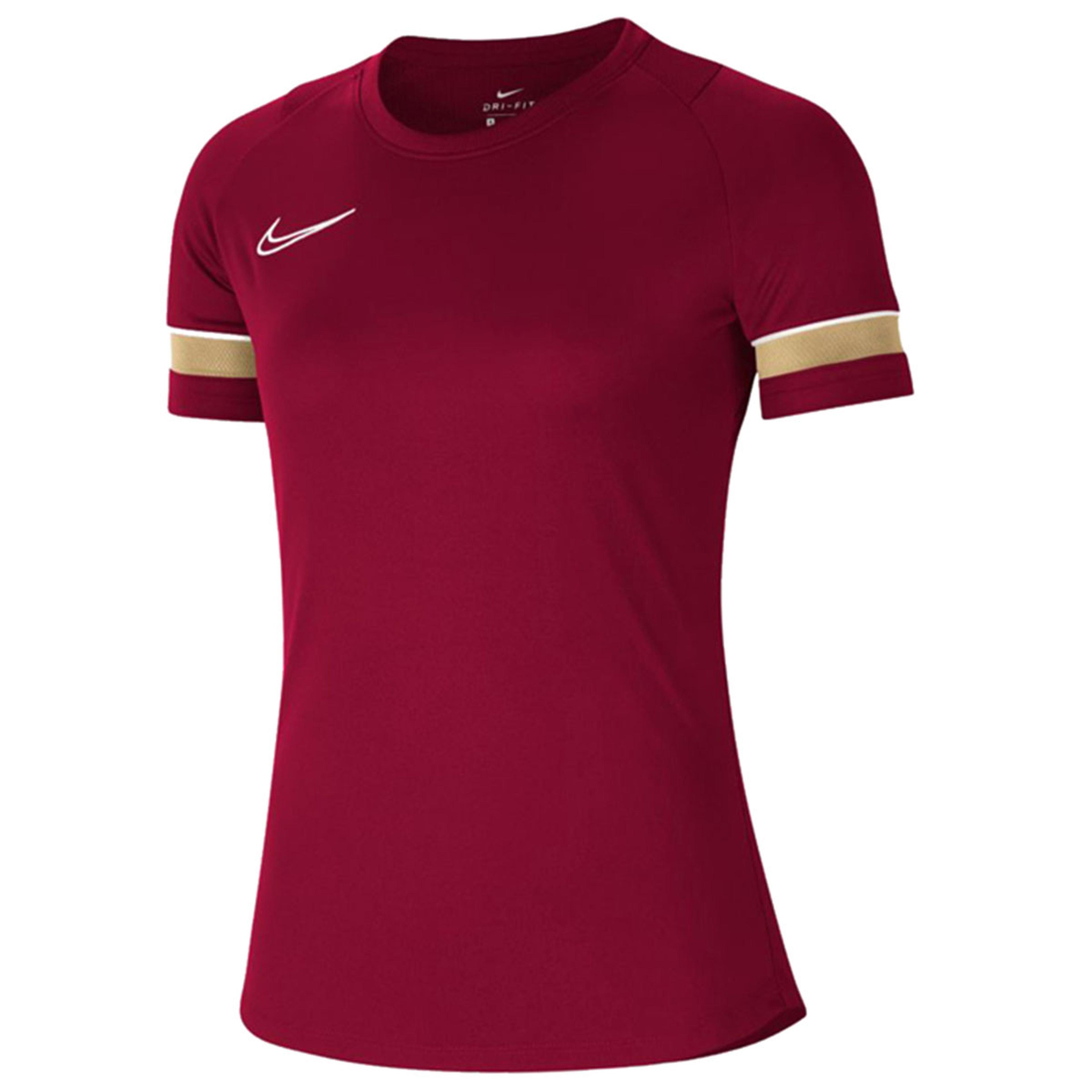 Dri-Fit Acd21 Top Ss Kadın Kırmızı Futbol Tişört CV2627-677
