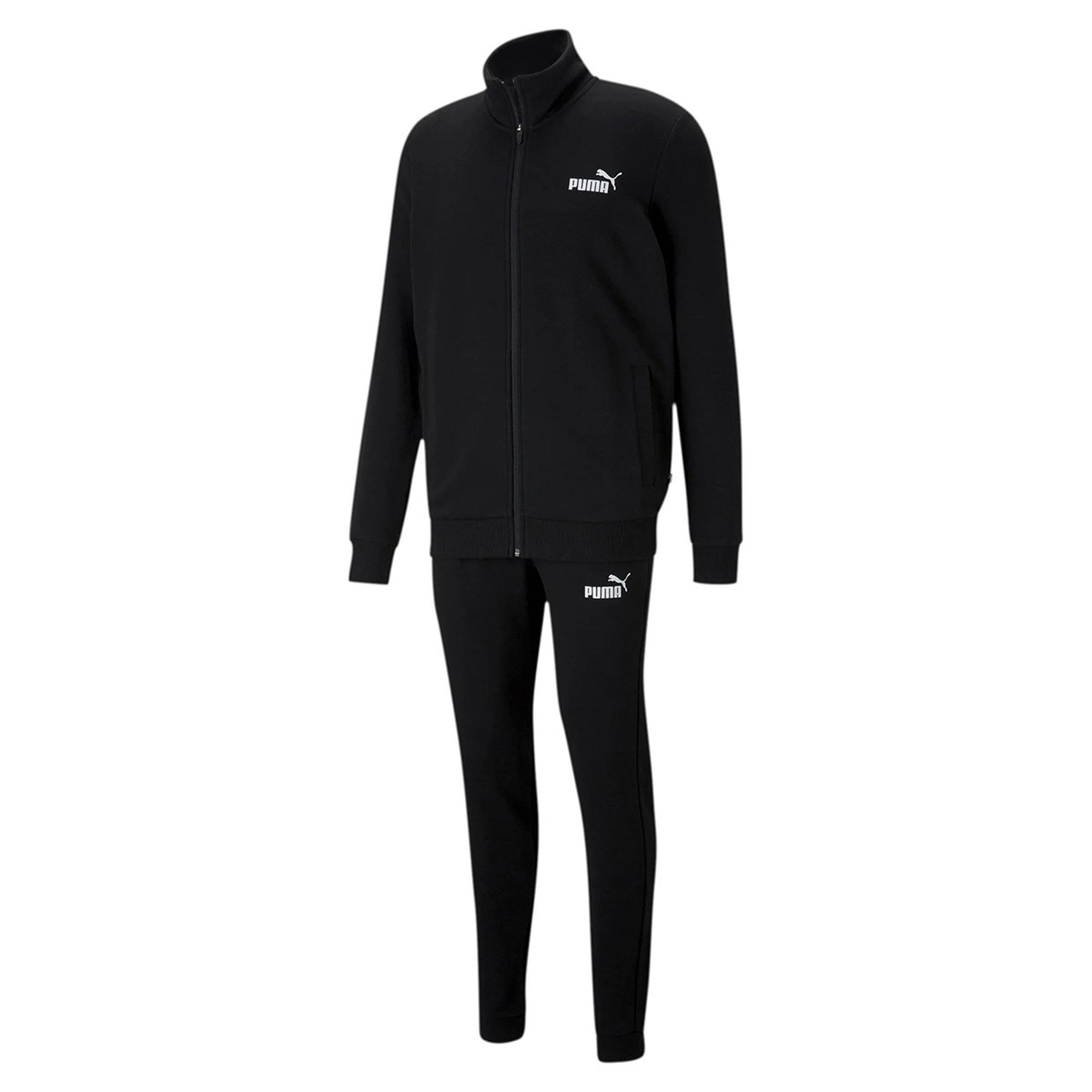 Clean Sweat Suit Erkek Siyah Günlük Stil Eşofman Takımı 58584001