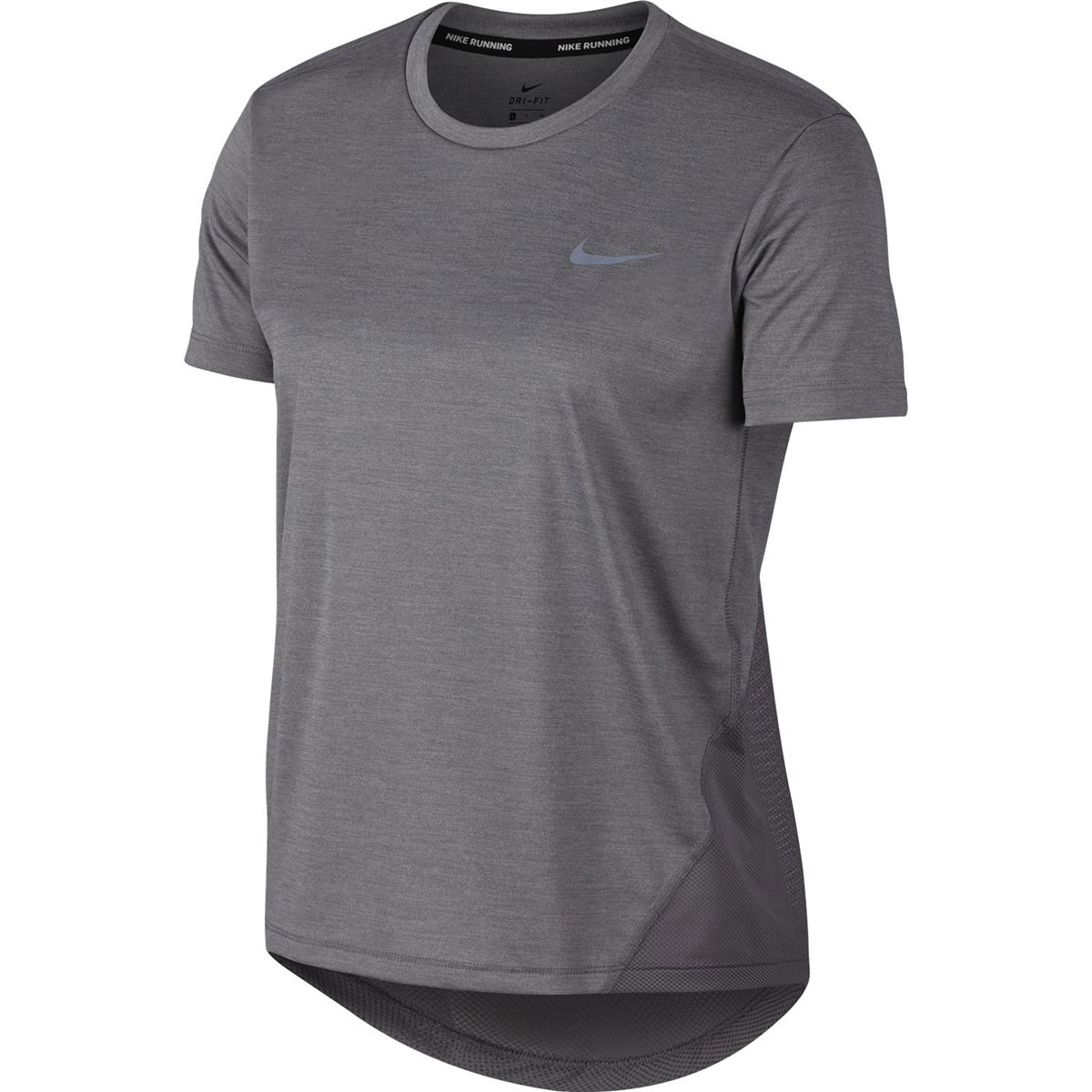 Miler Top Kadın Gri Koşu Tişört AJ8121-056