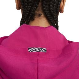 W Nsw Icn Clsh Hoodie Qz Mix Kadın Pembe Günlük Stil Sweatshirt CZ8164-615