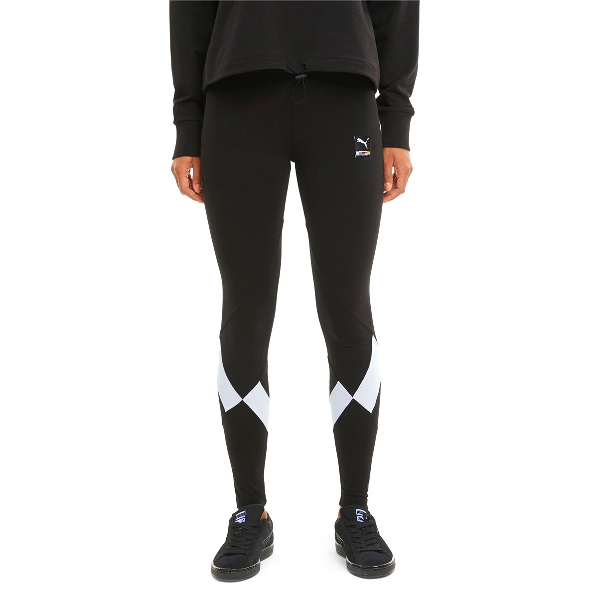 Pi Hr Legging Kadın Siyah Günlük Stil Tayt 59970801