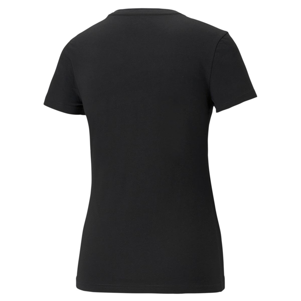 Essential+ Metallic Logo Tee Kadın Siyah Günlük Stil Tişört 58689051