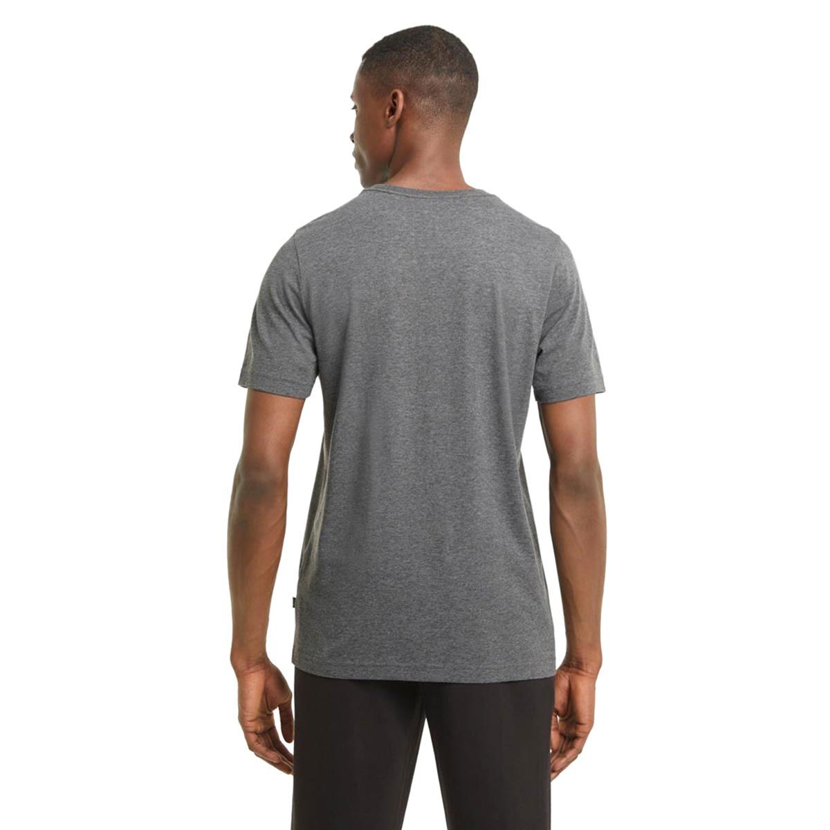 Essential Heather Tee Erkek Siyah Günlük Stil Tişört 58673601