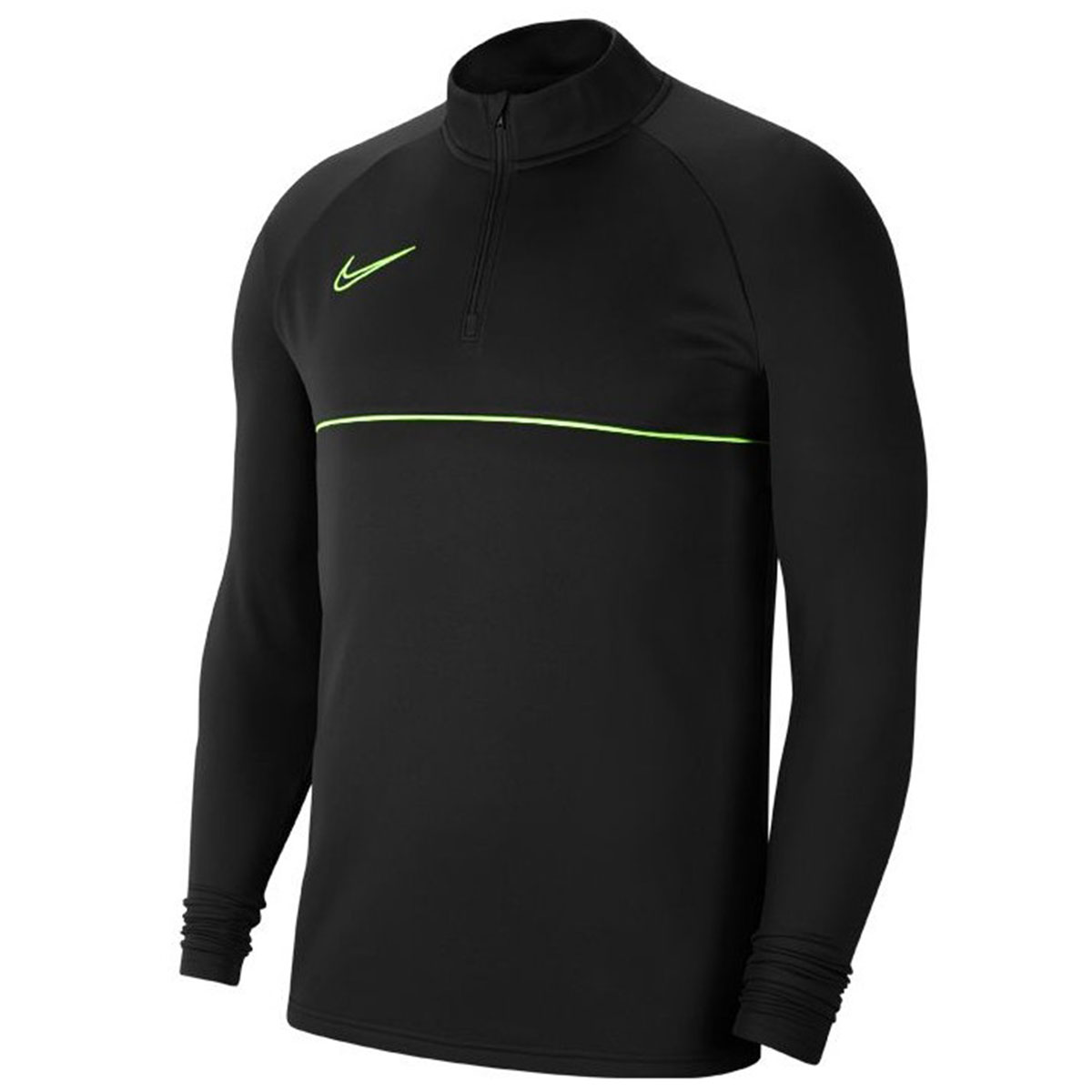 Dri-Fit Acd21 Dril Top Erkek Siyah Futbol Uzun Kollu Tişört CW6110-015
