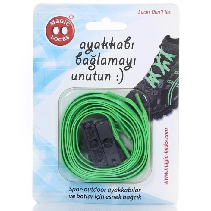 Magic Locks Unisex Yeşil Günlük Ayakkabı Bağcığı 16B1 1279196