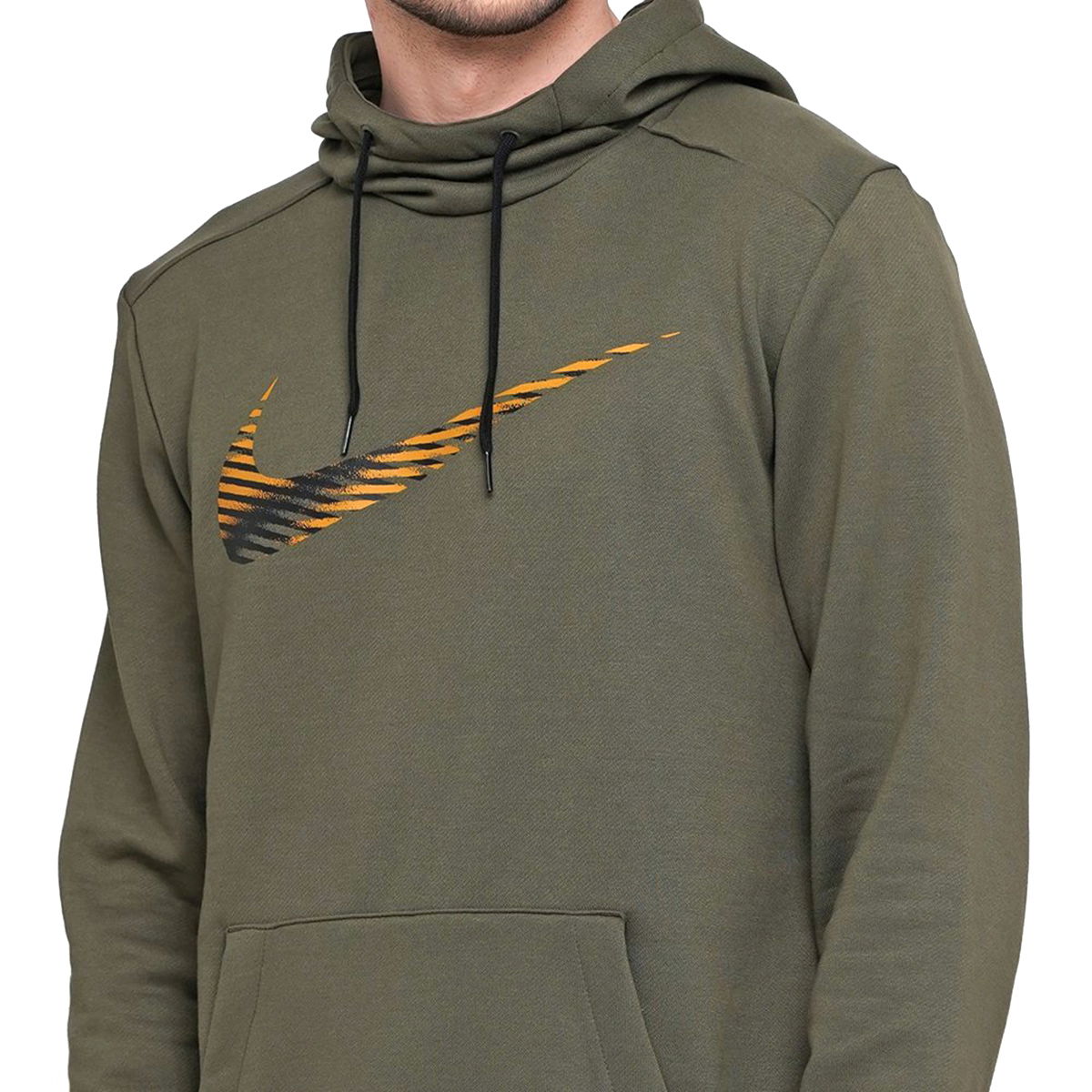 M Nk Dry Hoodie Po Swoosh Erkek Yeşil Antrenman Sweatshirt CJ4268-325