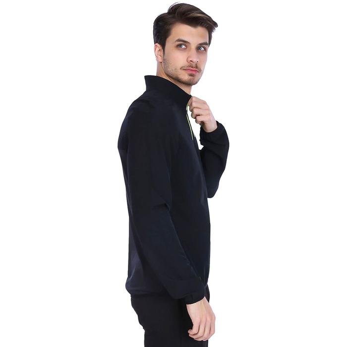 Spo-Polruntrack Erkek Siyah Günlük Stil Sweatshirt 710196-BLC-SP 1279057