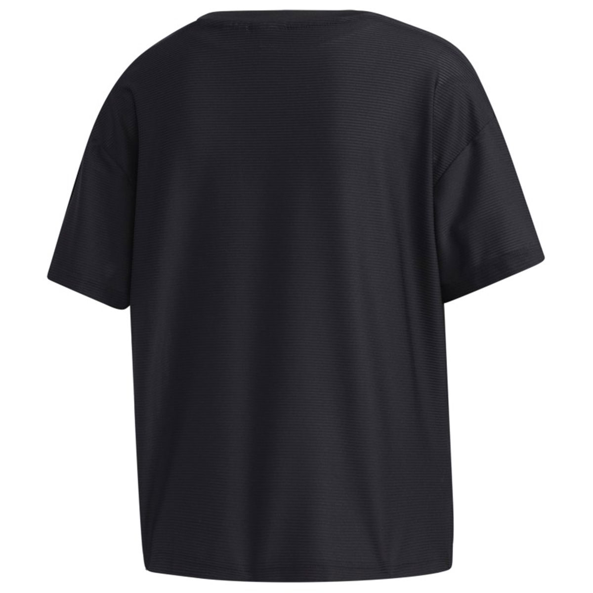 W U-4-U Tee Kadın Siyah Günlük Stil Tişört GG3413