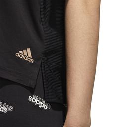 W U-4-U Tee Kadın Siyah Günlük Stil Tişört GG3413