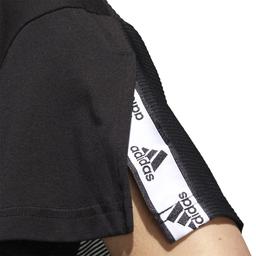 W U-4-U Tee Kadın Siyah Günlük Stil Tişört GG3413