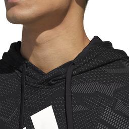 M E Aop Hdy Erkek Siyah Antrenman Sweatshirt GD5489