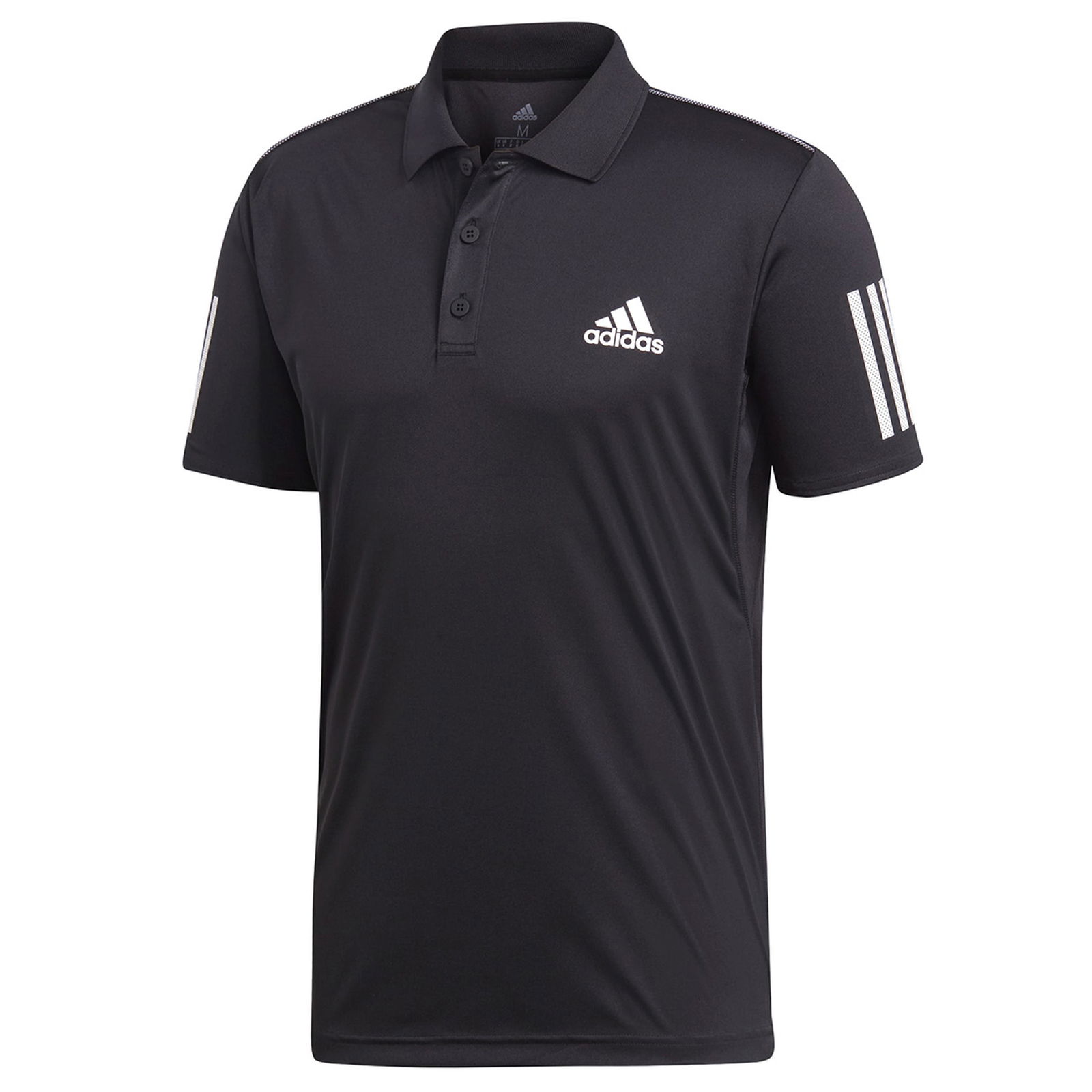 Club 3Str Polo Erkek Siyah Tenis Polo Tişört DU0848