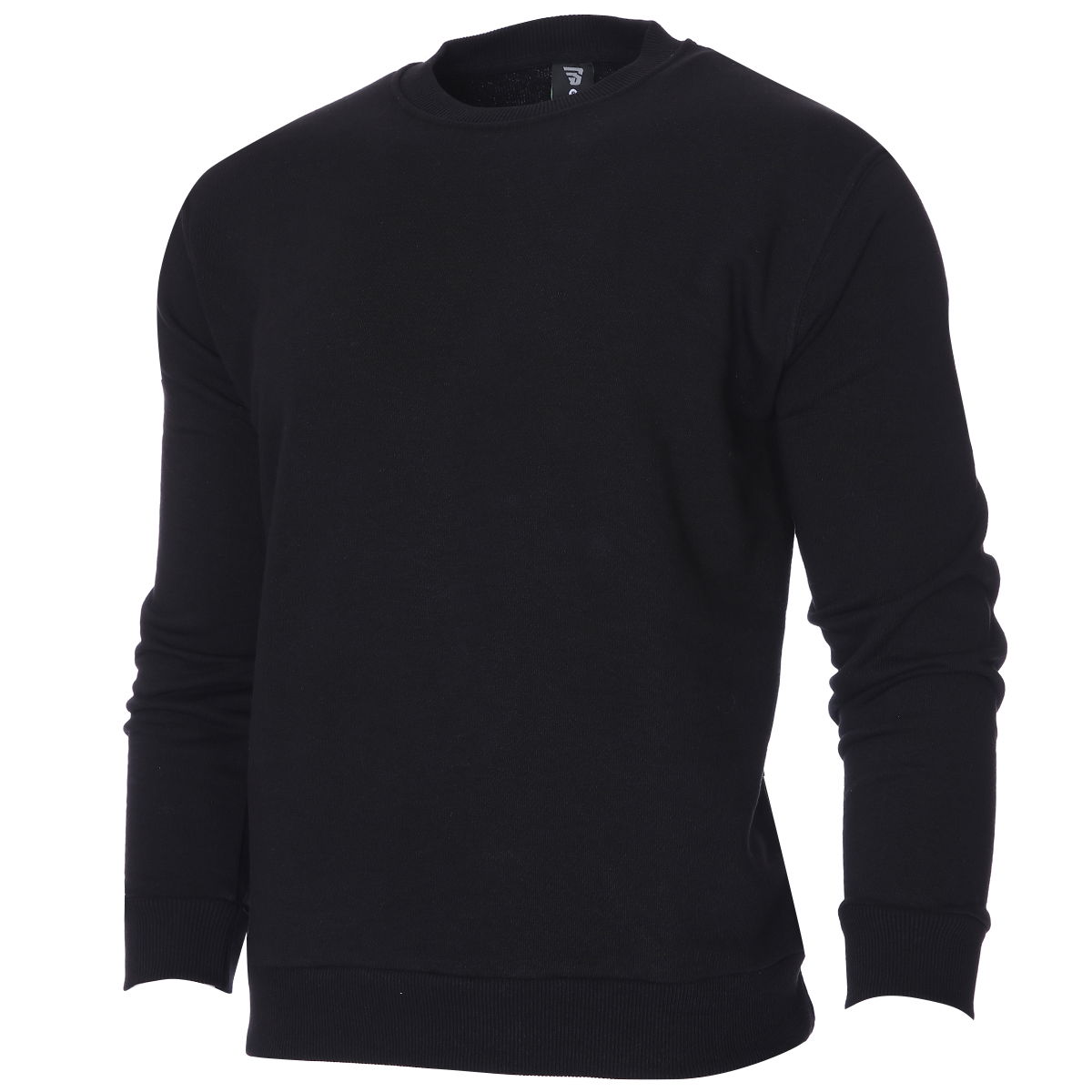 Spo-Oversweat Erkek Siyah Günlük Stil Sweatshirt 711238-SYH-R