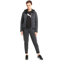 Evostripe Full-Zip Hoodie Kadın Siyah Günlük Stil Sweatshirt 58594501