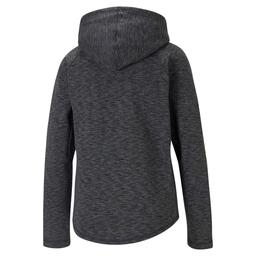 Evostripe Full-Zip Hoodie Kadın Siyah Günlük Stil Sweatshirt 58594501