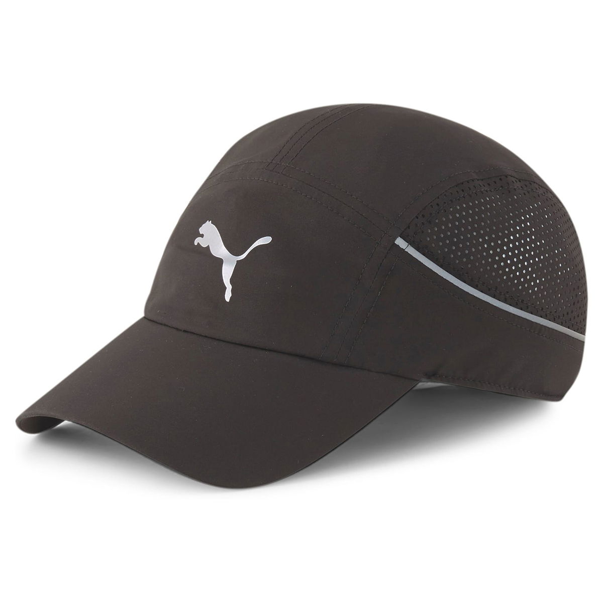 Lightweight Runner Cap Unisex Siyah Antrenman Şapka 2314701