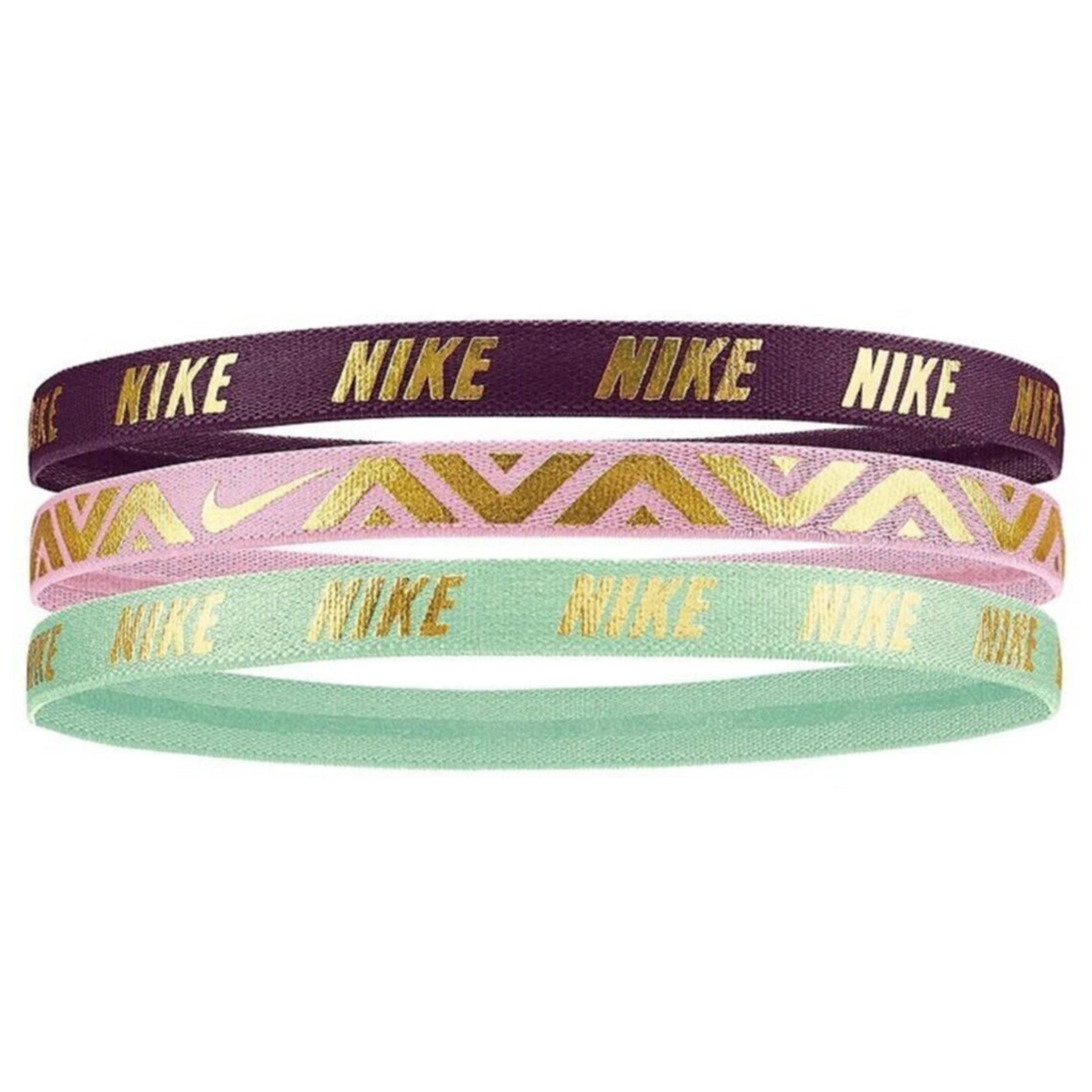 GirlS Metallic Hairbands 3 Pack Unisex Bordo Antrenman Saç Bandı N.000.2551.969.OS