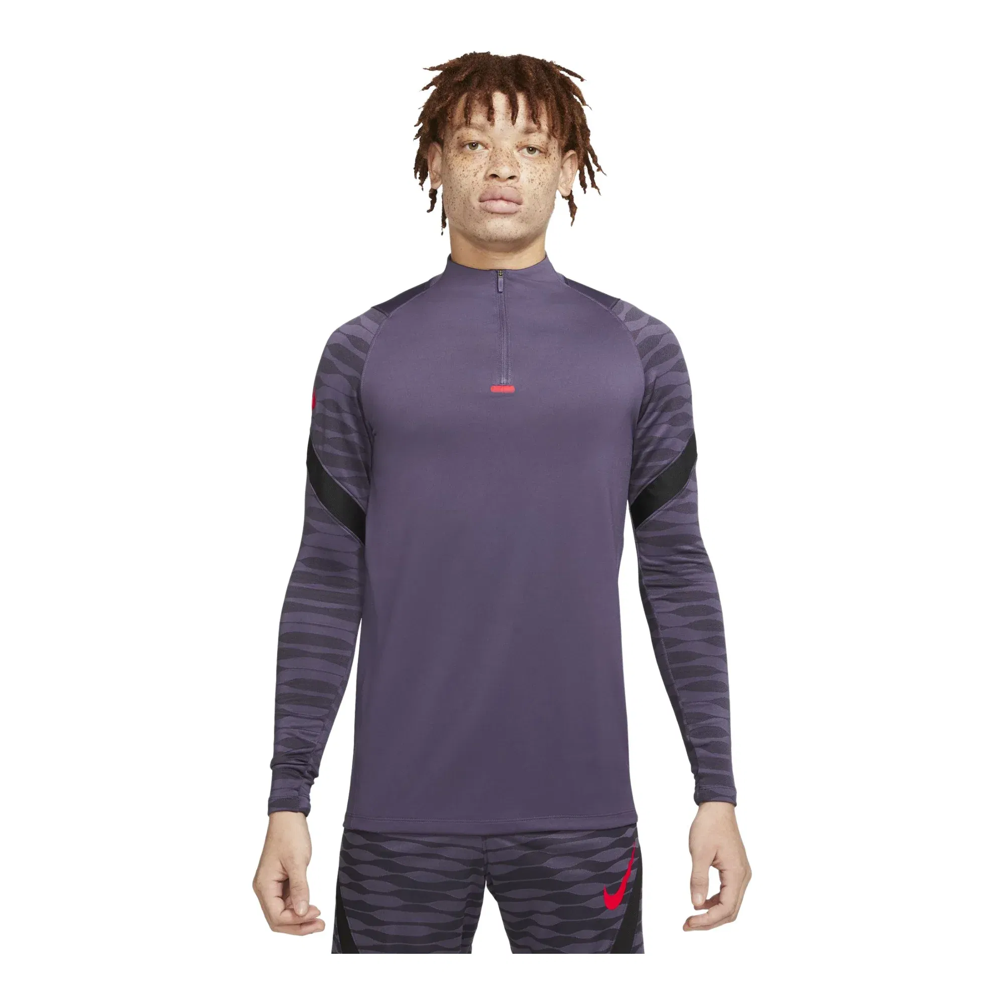 Dri-Fit Strke21 Dril Top Erkek Mor Futbol Uzun Kollu Tişört CW5858-573