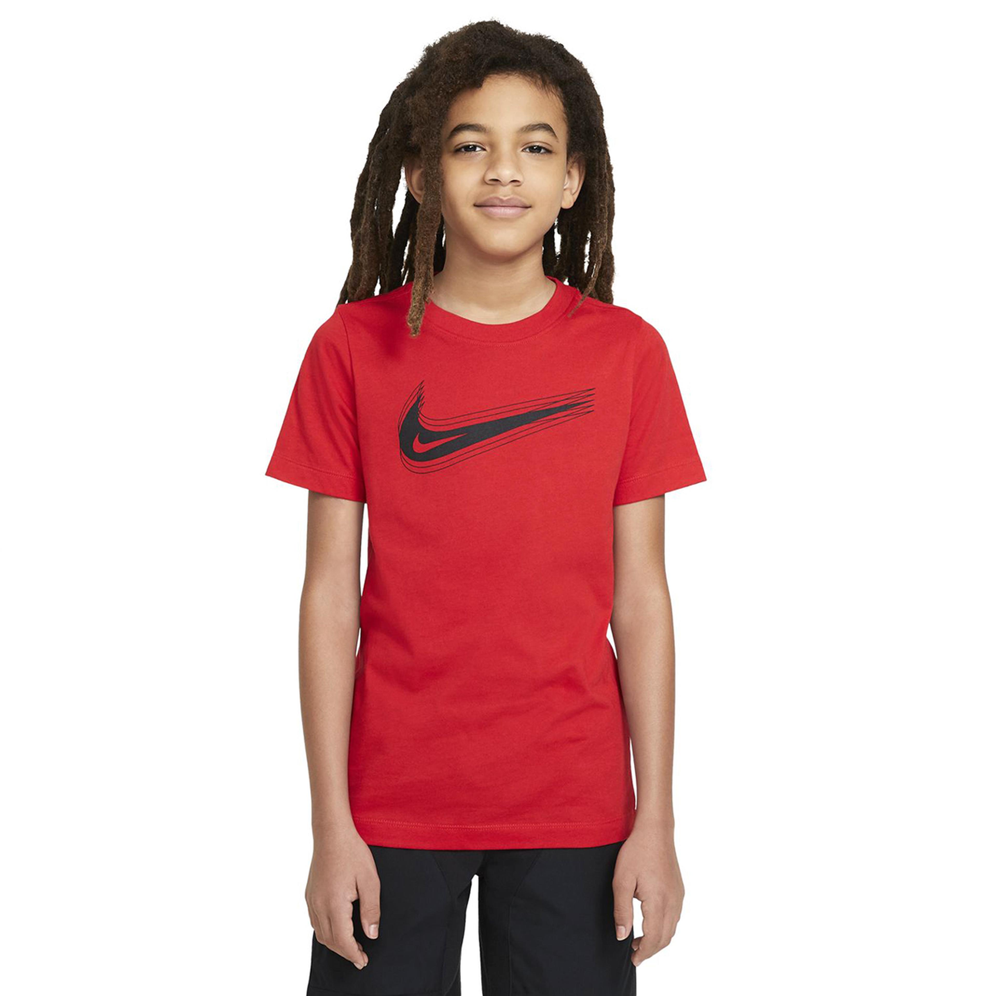 U Nsw Tee Swoosh Çocuk Kırmızı Günlük Stil Tişört DC7797-657