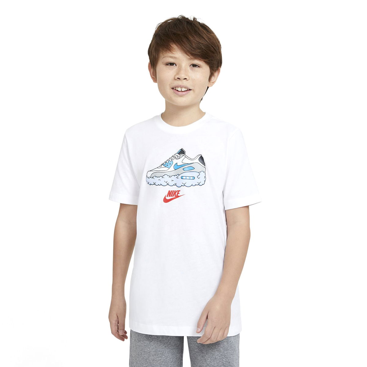 U Nsw Tee Am Cloud Çocuk Beyaz Günlük Stil Tişört DC7509-100