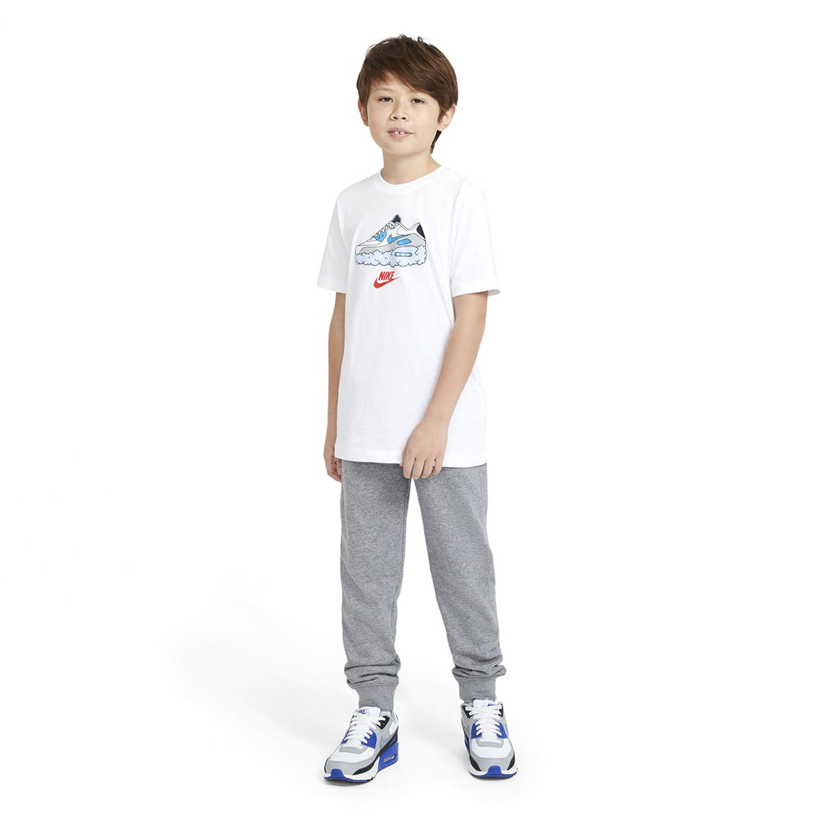 U Nsw Tee Am Cloud Çocuk Beyaz Günlük Stil Tişört DC7509-100