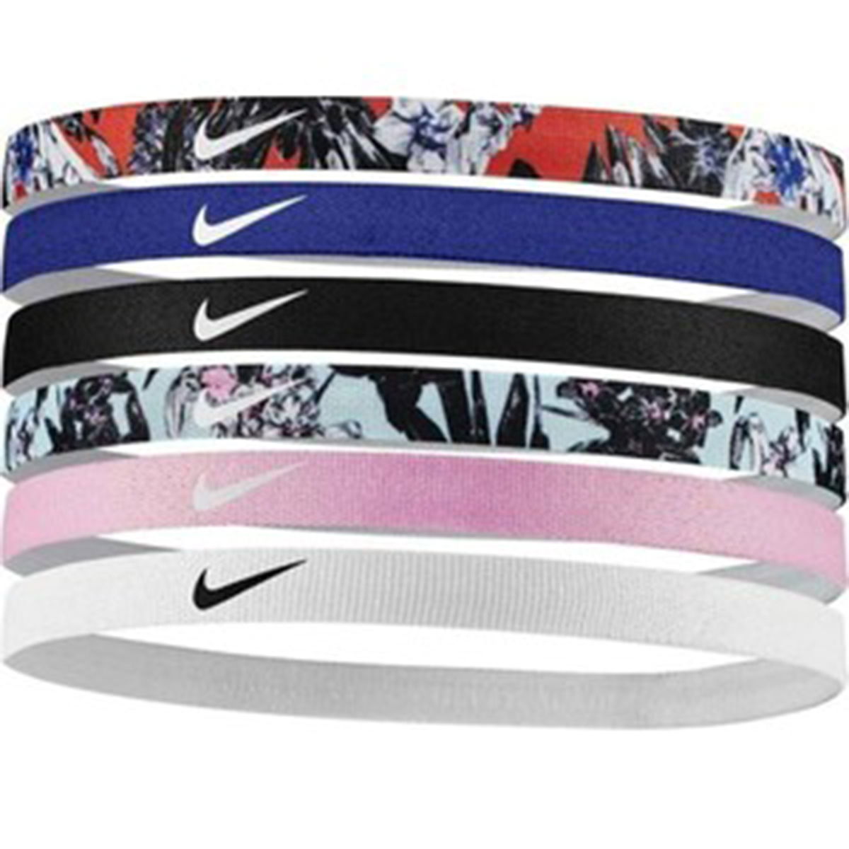 Printed Headbands 6Pk Unisex Çok Renkli Antrenman Saç Bandı N.000.2545.995.OS